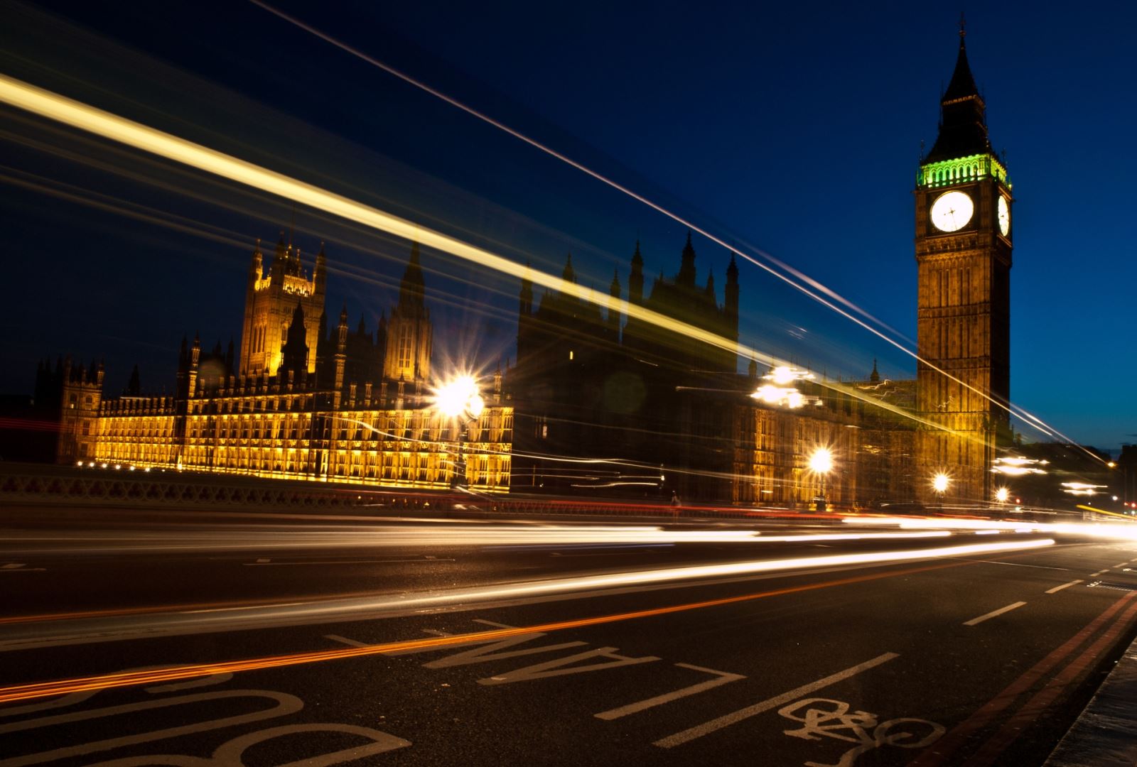 Houses of Parliament at night - reproduced under Creative Commons licence